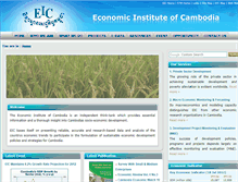 Tablet Screenshot of eicambodia.org